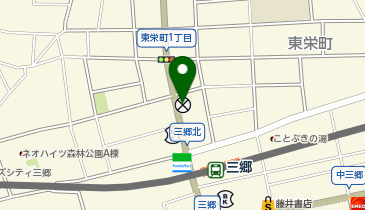 守山警察署東栄交番の地図画像