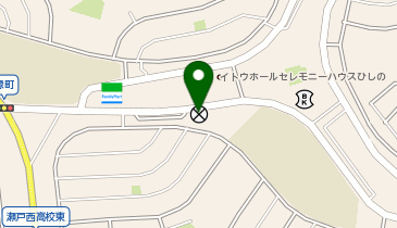 瀬戸警察署原山交番の地図画像