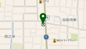 西枇杷島警察署西春交番の地図画像