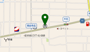 西枇杷島警察署高田寺交番の地図画像