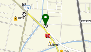 一宮警察署木曽川幹部交番の地図画像