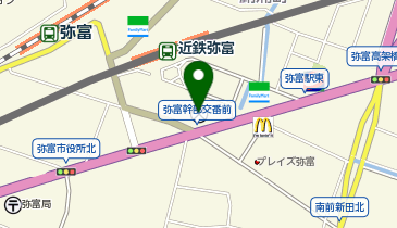 蟹江警察署弥富幹部交番の地図画像