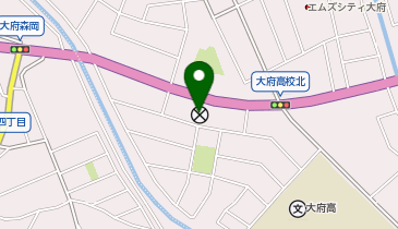 東海警察署大府幹部交番の地図画像