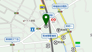 常滑警察署常滑駅前交番の地図画像