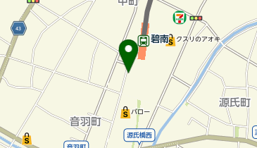 碧南警察署大浜交番の地図画像