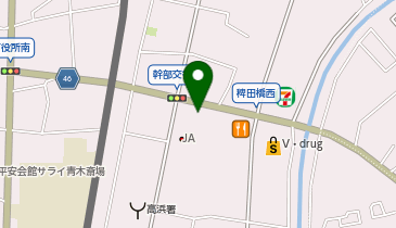 碧南警察署高浜幹部交番の地図画像