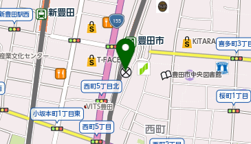 豊田警察署豊田市駅前交番の地図画像