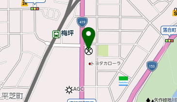 豊田警察署梅坪交番の地図画像