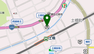 豊田警察署土橋交番の地図画像