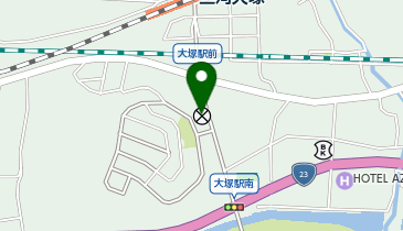 蒲郡警察署大塚交番の地図画像