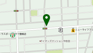 豊橋警察署岩田交番の地図画像