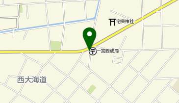 一宮警察署西大海道駐在所の地図画像