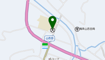 新城警察署山吉田駐在所の地図画像