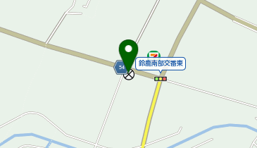 鈴鹿警察署鈴鹿南部交番の地図画像