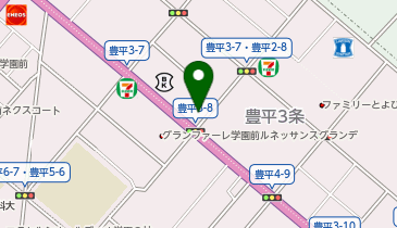 豊平警察署豊平交番の地図画像