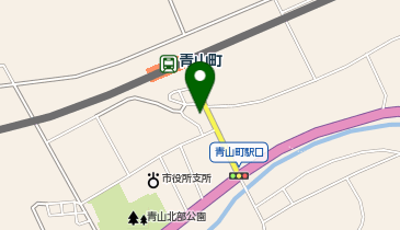 名張警察署青山町駅前交番の地図画像