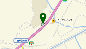 津警察署片田駐在所の地図画像