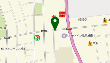 弘前警察署城東交番の地図画像