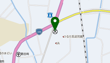 五所川原警察署鶴田交番の地図画像