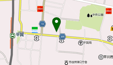 黒石警察署平賀交番の地図画像