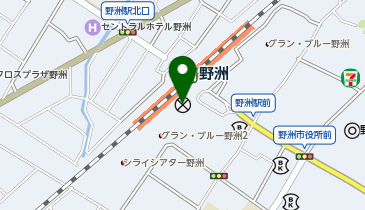 守山警察署野洲駅前交番の地図画像