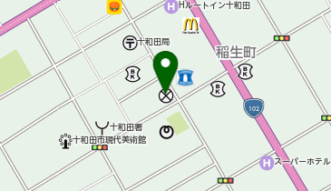 十和田警察署中央交番の地図画像