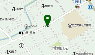 近江八幡警察署八幡山交番の地図画像