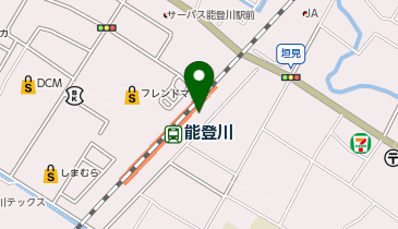 東近江警察署能登川駅前交番の地図画像