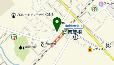 彦根警察署南彦根駅前交番の地図画像