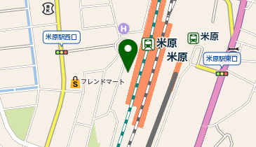 米原警察署米原駅前交番の地図画像