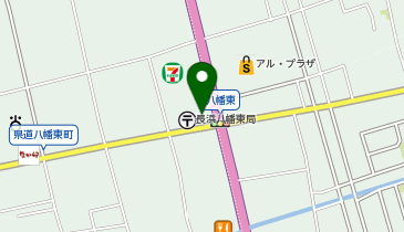 長浜警察署八幡東交番の地図画像