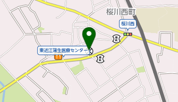 東近江警察署桜川駐在所の地図画像