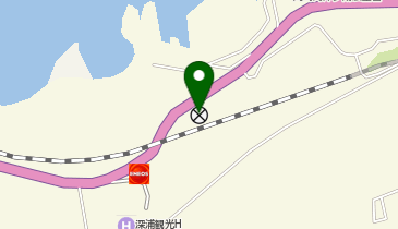 鰺ケ沢警察署深浦交番の地図画像