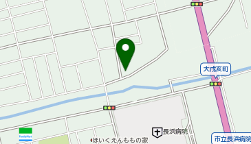 長浜警察署勝交番の地図画像