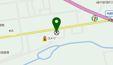 長浜警察署浅井交番の地図画像