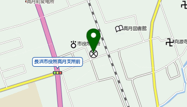 木之本警察署高月駐在所の地図画像