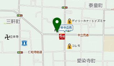 上京警察署千本中立売交番の地図画像