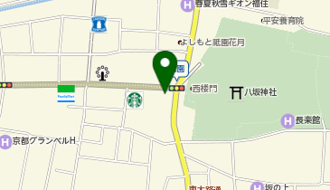 東山警察署祇園交番の地図画像