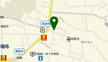 東山警察署泉涌寺交番の地図画像