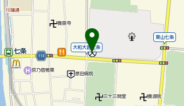 東山警察署大仏前交番の地図画像