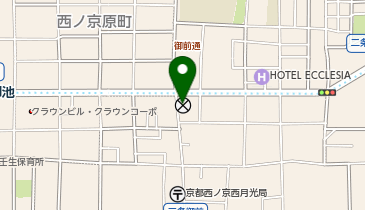 中京警察署西ノ京交番の地図画像