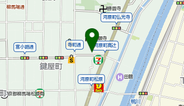 下京警察署高辻交番の地図画像