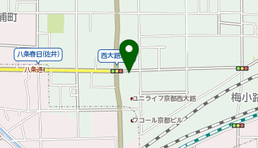 下京警察署西八条交番の地図画像