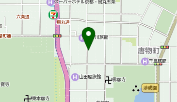 下京警察署東洞院六条交番の地図画像