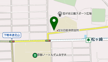 下鴨警察署北山交番の地図画像