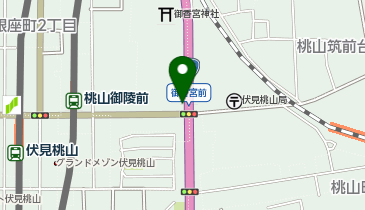 伏見警察署大手筋交番の地図画像