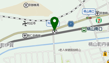 伏見警察署桃山南交番の地図画像