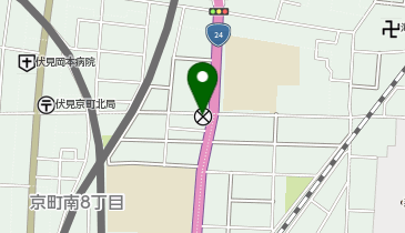 伏見警察署桃山北交番の地図画像