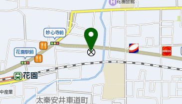 右京警察署花園安井交番の地図画像