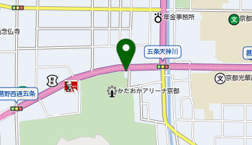 右京警察署西五条交番の地図画像